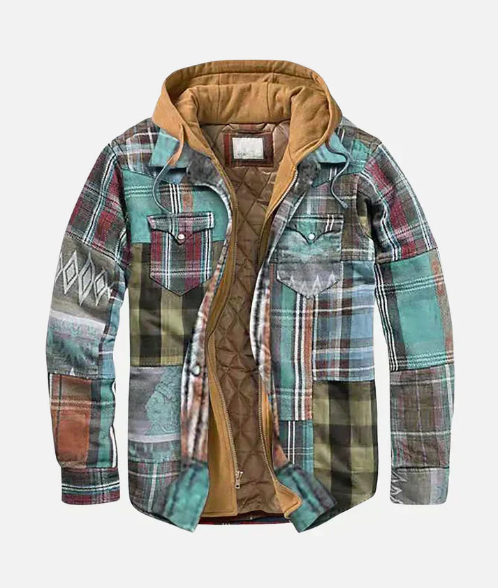 Rico | Patchwork Plaid Jacket