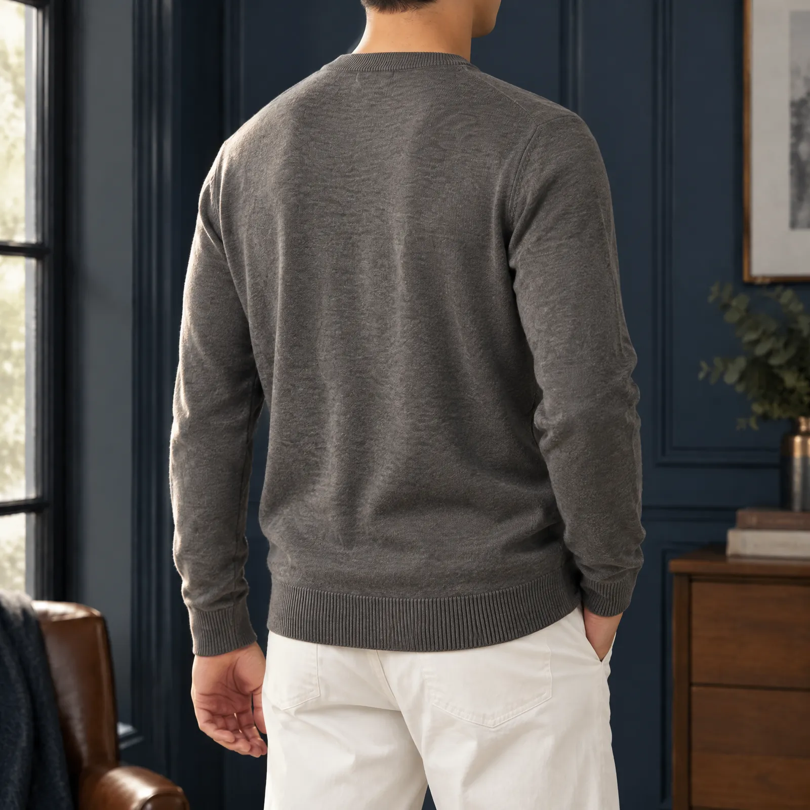 Brookhaven Crewneck Sweater: styling view