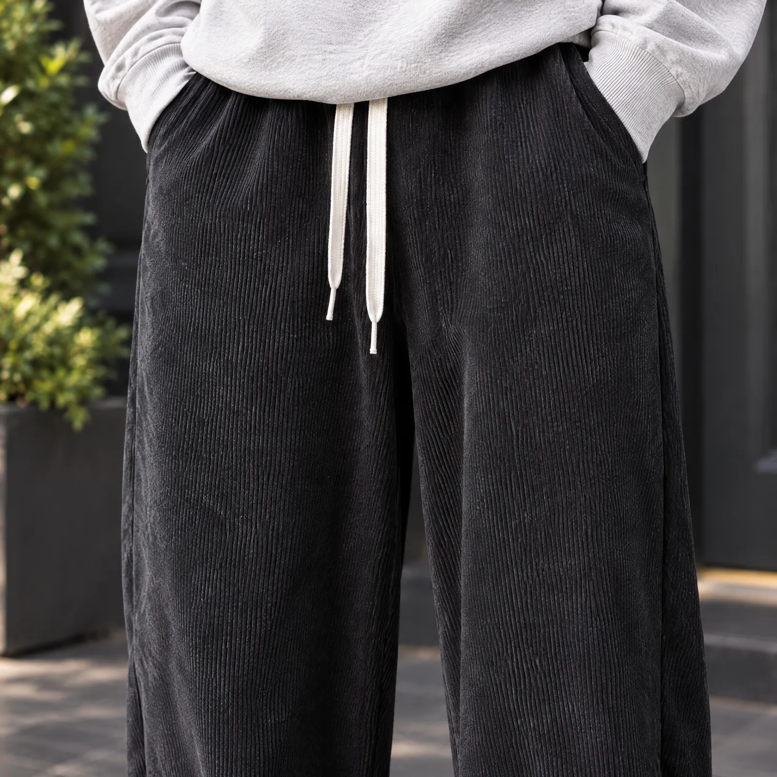 Cotswold Men's Corduroy Pants: detail view